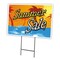 Signmission Summer Sale Yard Sign & Stake outdoor plastic coroplast window, C-2436 Summer Sale C-2436 Summer Sale - alternate 1